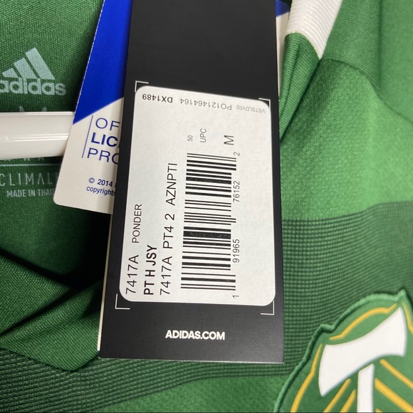 Adidas Portland Timbers Home Green Soccer Jersey - Picture 9 of 13
